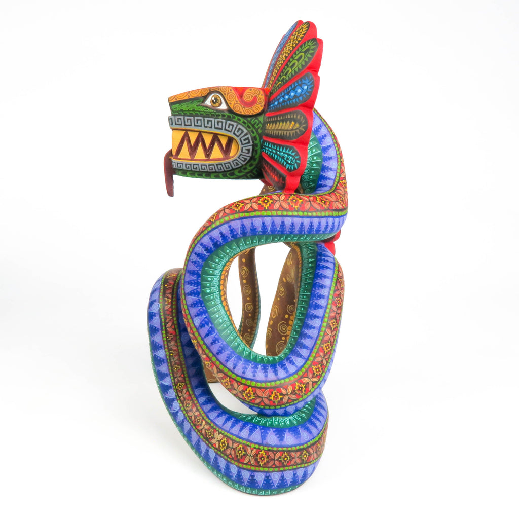 Quetzalcoatl - Oaxacan Alebrije Wood Carving – VivaMexico.com
