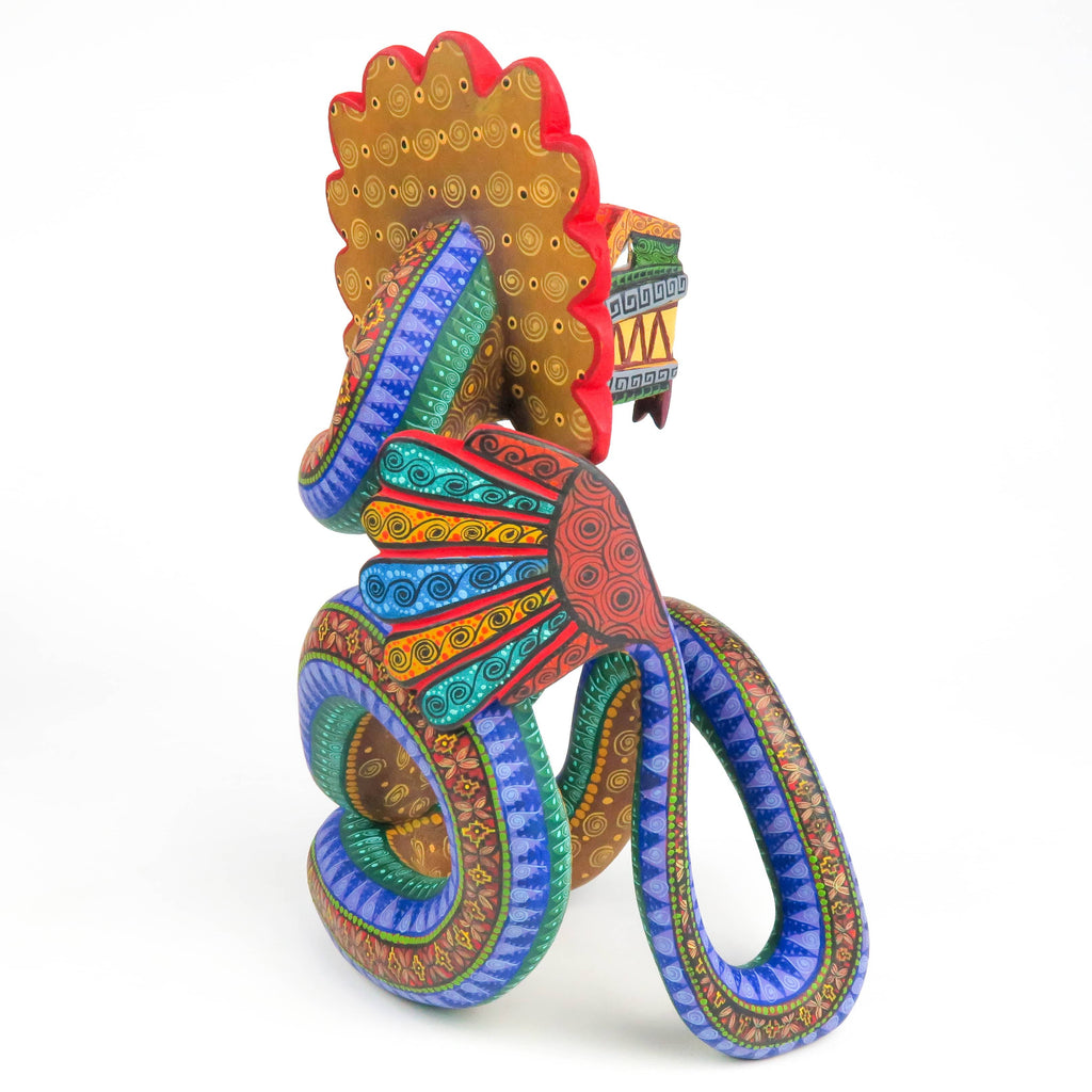 Quetzalcoatl - Oaxacan Alebrije Wood Carving – VivaMexico.com
