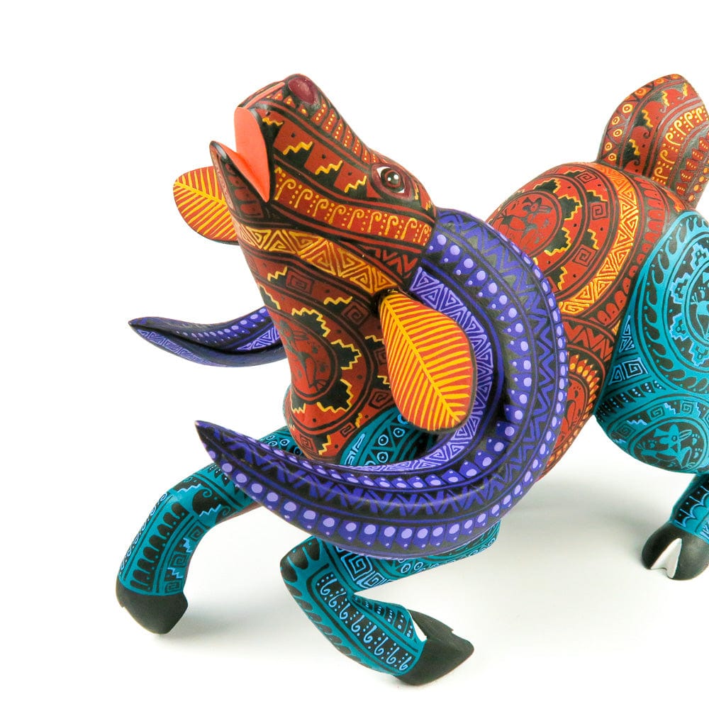 Ram - Oaxacan Alebrije Wood Carving – VivaMexico.com - Mexican Art