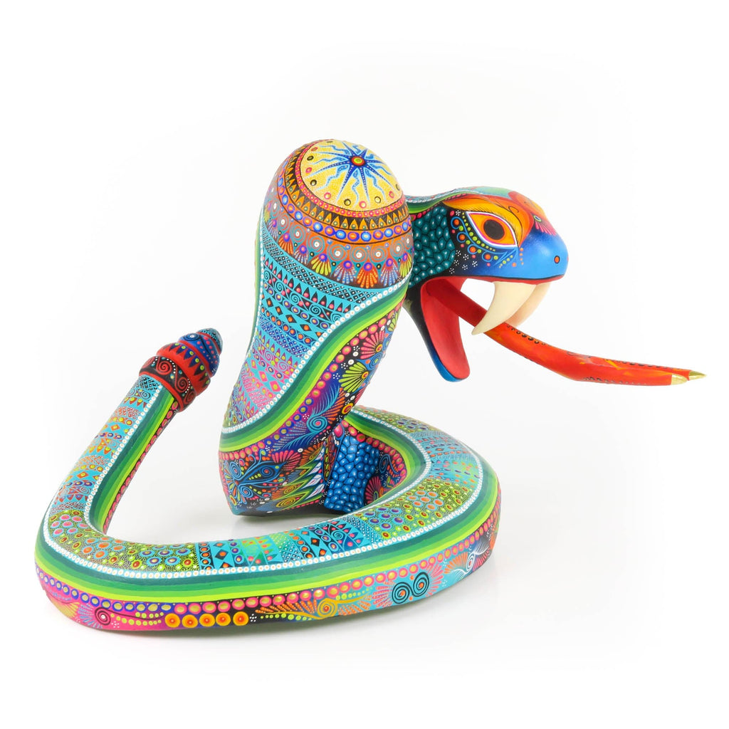 Rattlesnake - Oaxacan Alebrije Wood Carving – VivaMexico.com