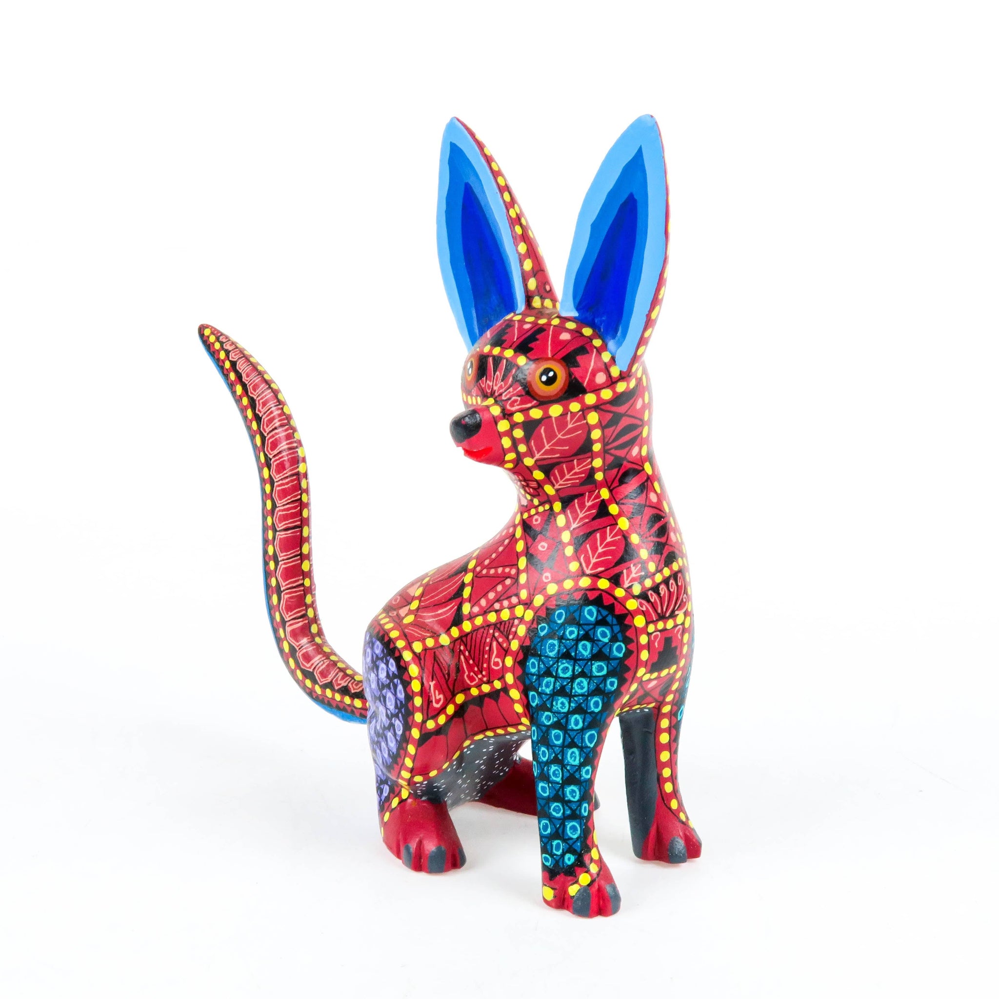 Red Fox - Oaxacan Alebrije Wood Carving – VivaMexico.com - Mexican Art