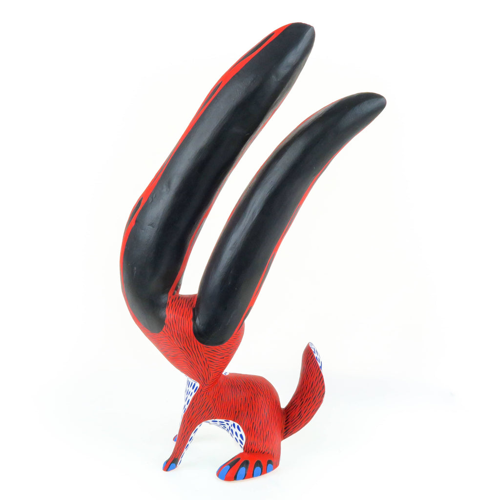 Red Rabbit - Oaxacan Alebrije Wood Carving – VivaMexico.com