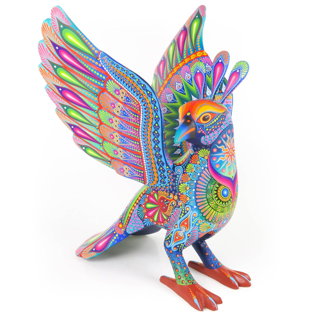 【激レア10インチアナログ】bird 童神 新品未開封 Regal Bird - Oaxacan Alebrije Wood Carving – VivaMexico.com
