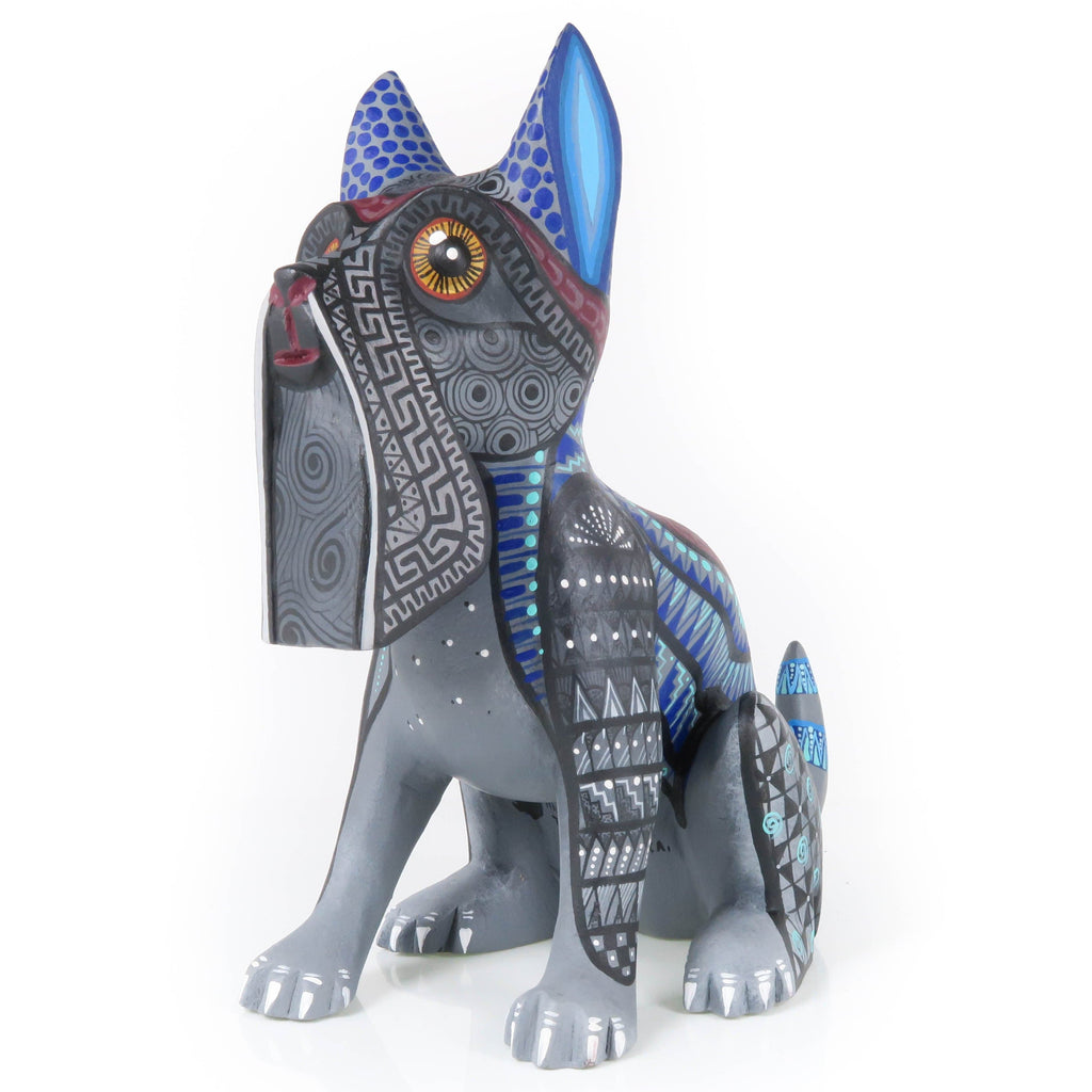 Sitting Dog - Oaxacan Alebrije Wood Carving