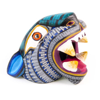 Jaguar Oaxacan Alebrije Wood Carvings For Sale - VivaMexico.com