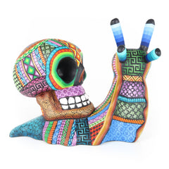 Snail & Skull Fusion - Oaxacan Alebrije Wood Carving – VivaMexico