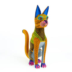 Tall Cat - Oaxacan Alebrije Wood Carving Sculpture – VivaMexico