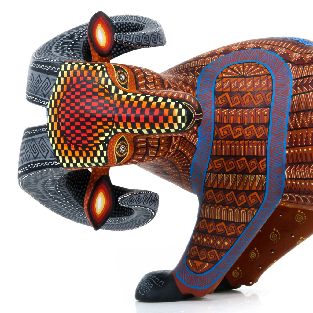 Turning Bighorn Ram - Oaxacan Alebrije Wood Carving – VivaMexico