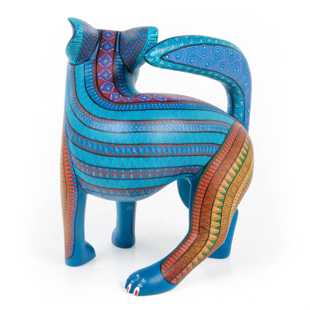 Turning Coyote - Oaxacan Alebrije Wood Carving – VivaMexico.com