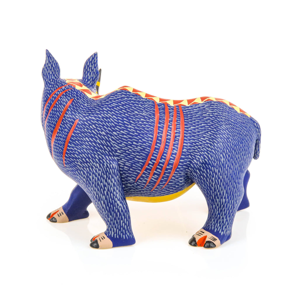 Turning Rhino - Oaxacan Alebrije Wood Carving – VivaMexico.com ...