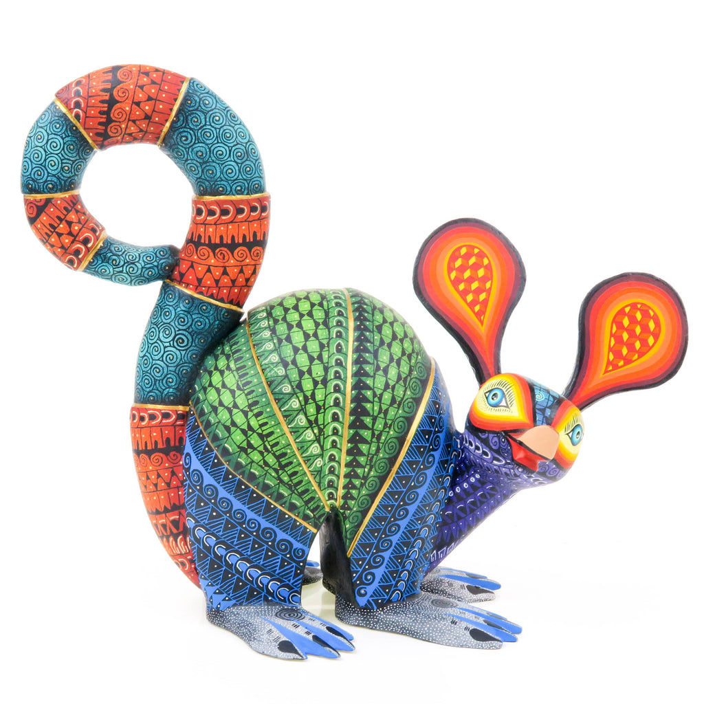 大慈 armadillo C106 A+B set　同時購入特典付き Vibrant Armadillo - Oaxacan Alebrije Wood Carving – VivaMexico.com