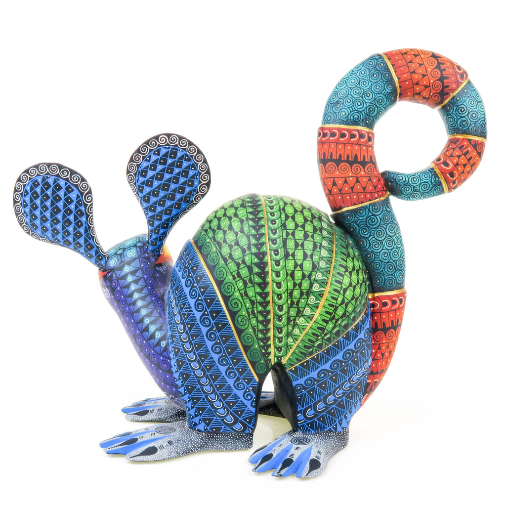大慈 armadillo C106 A+B set　同時購入特典付き Vibrant Armadillo - Oaxacan Alebrije Wood Carving – VivaMexico.com