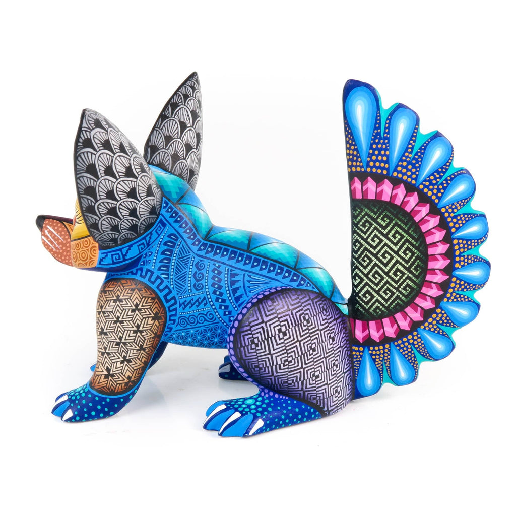 Vibrant Fox - Oaxacan Alebrije Wood Carving – VivaMexico.com