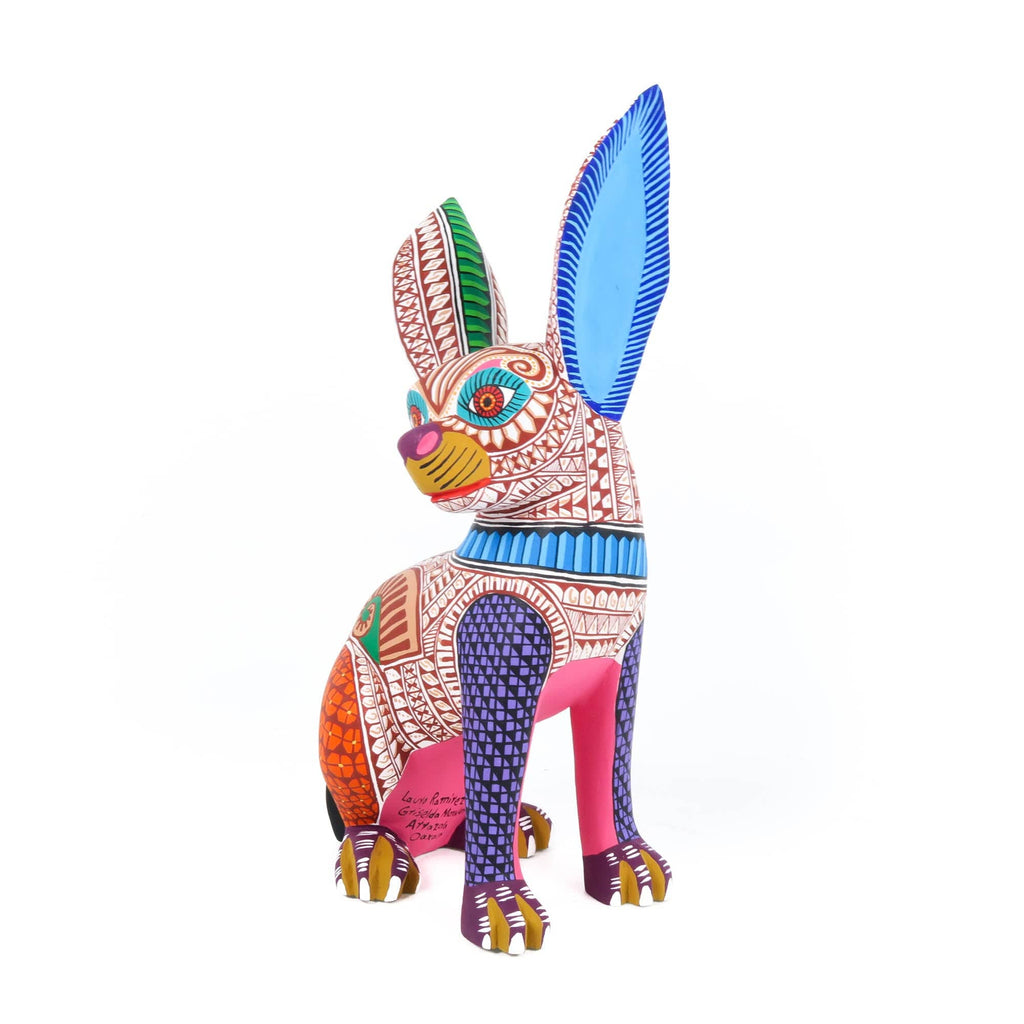 Vigilant Rabbit - Oaxacan Alebrije Wood Carving – VivaMexico.com ...
