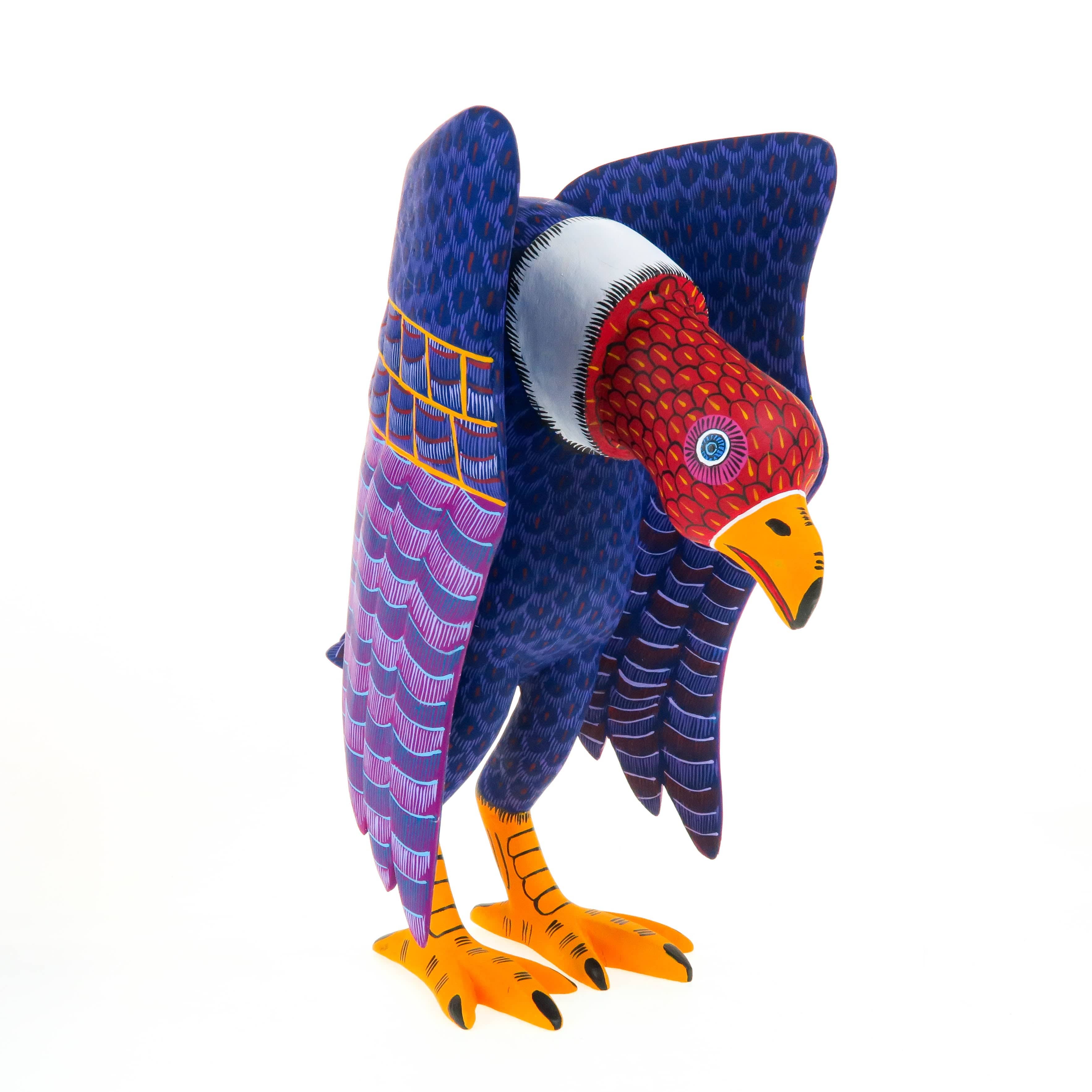 Vulture - Oaxacan Alebrije Wood Carving – VivaMexico.com - Mexican Art