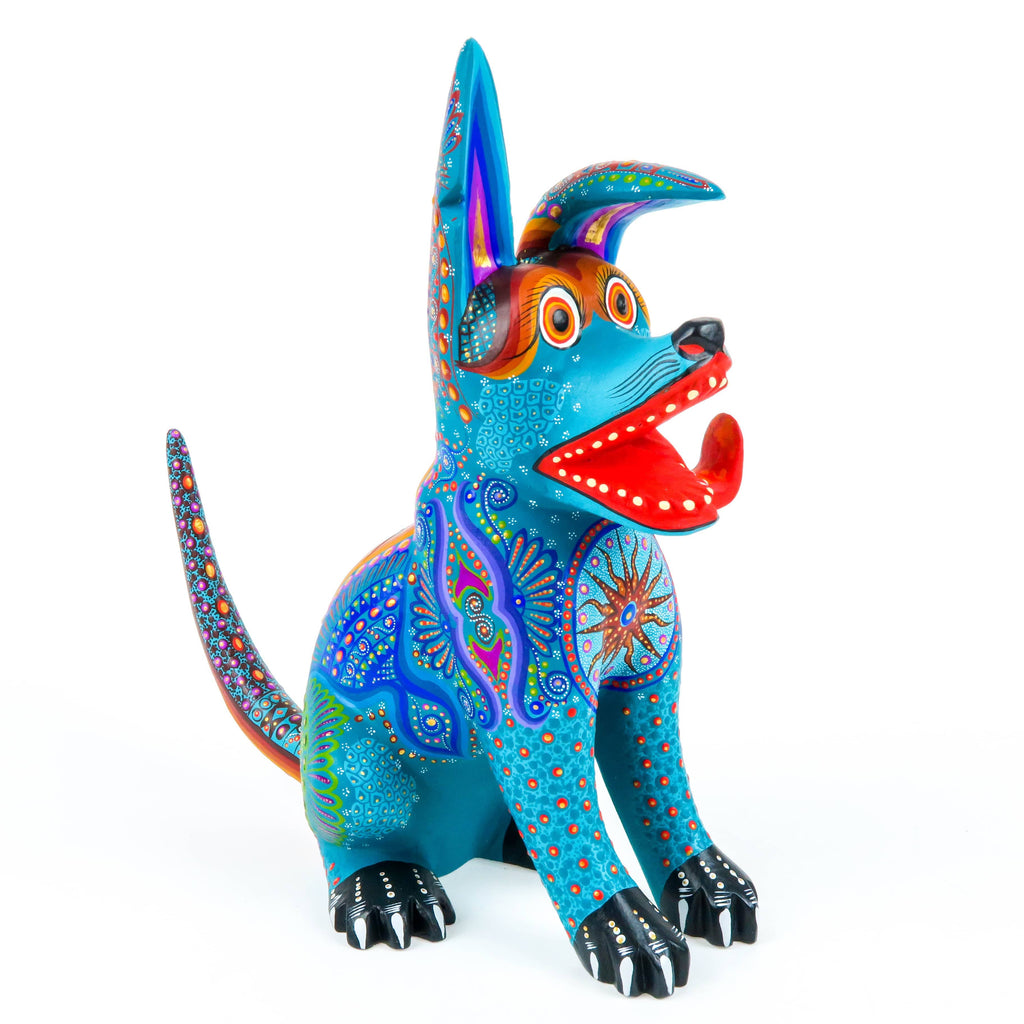 Whimsical Dog - Oaxacan Alebrije Wood Carving – VivaMexico.com