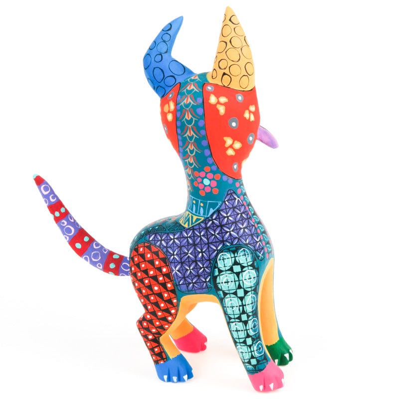 Colorful Dog - Oaxacan Alebrije Wood Carving - Eleazar Morales ...