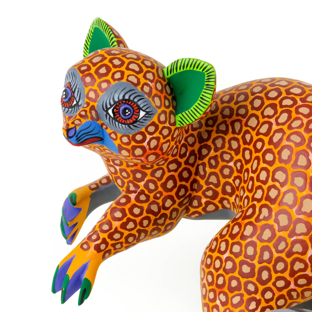 Whimsical Raccoon - Oaxacan Alebrije Wood Carving – VivaMexico.com