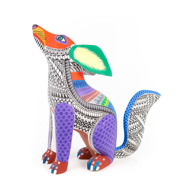 Coyote Oaxacan alebrije wood carvings for Sale. Fine Mexican Folk Art ...