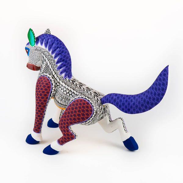 White Horse - Oaxacan Alebrije Wood Carving www.VivaMexico.com