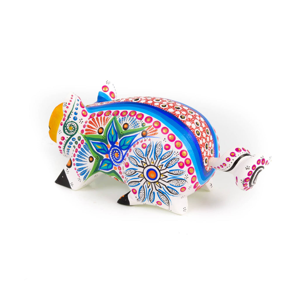 White Pig - Oaxacan Alebrije Wood Carving – VivaMexico.com