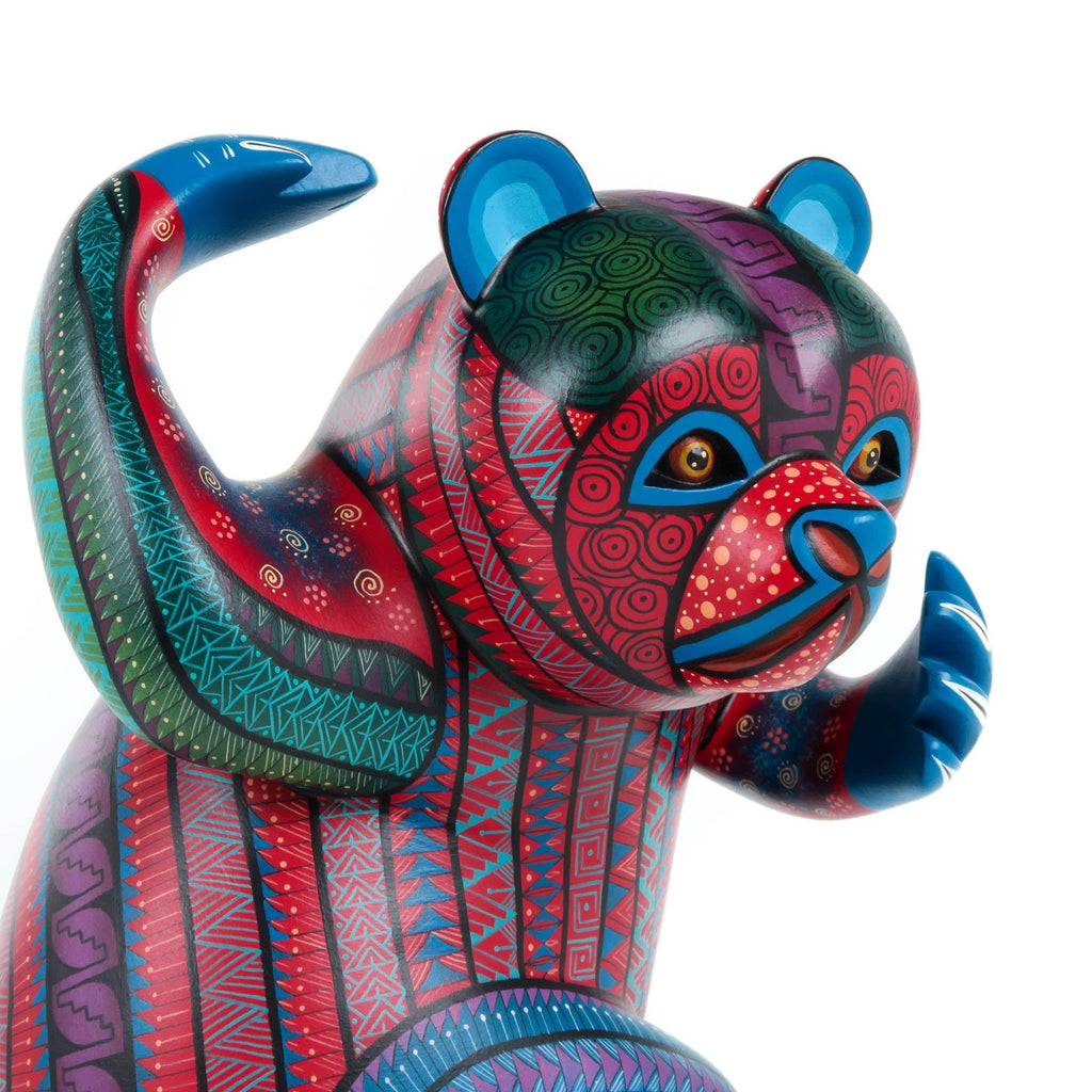 Zapotec Bear - Oaxacan Alebrije Wood Carving – VivaMexico.com