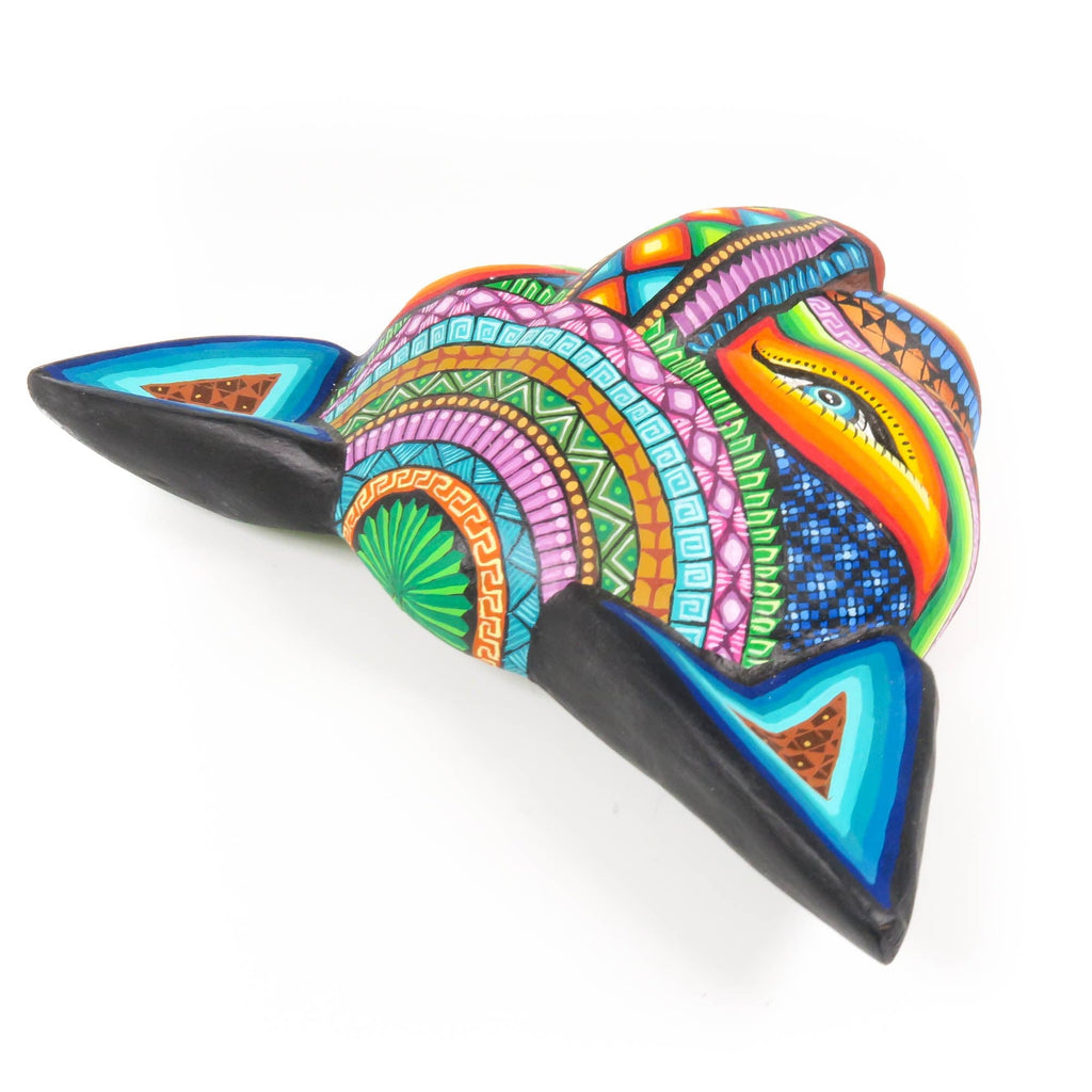 Zapotec Cat Head - Oaxacan Alebrije Wood Carving – VivaMexico.com