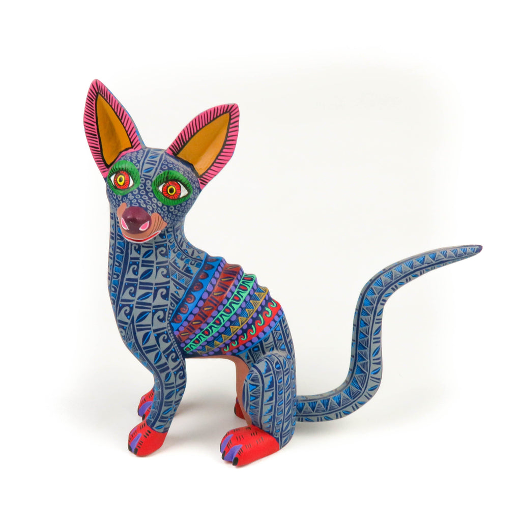 Zapotec Dog - Oaxacan Alebrije Wood Carving – VivaMexico.com