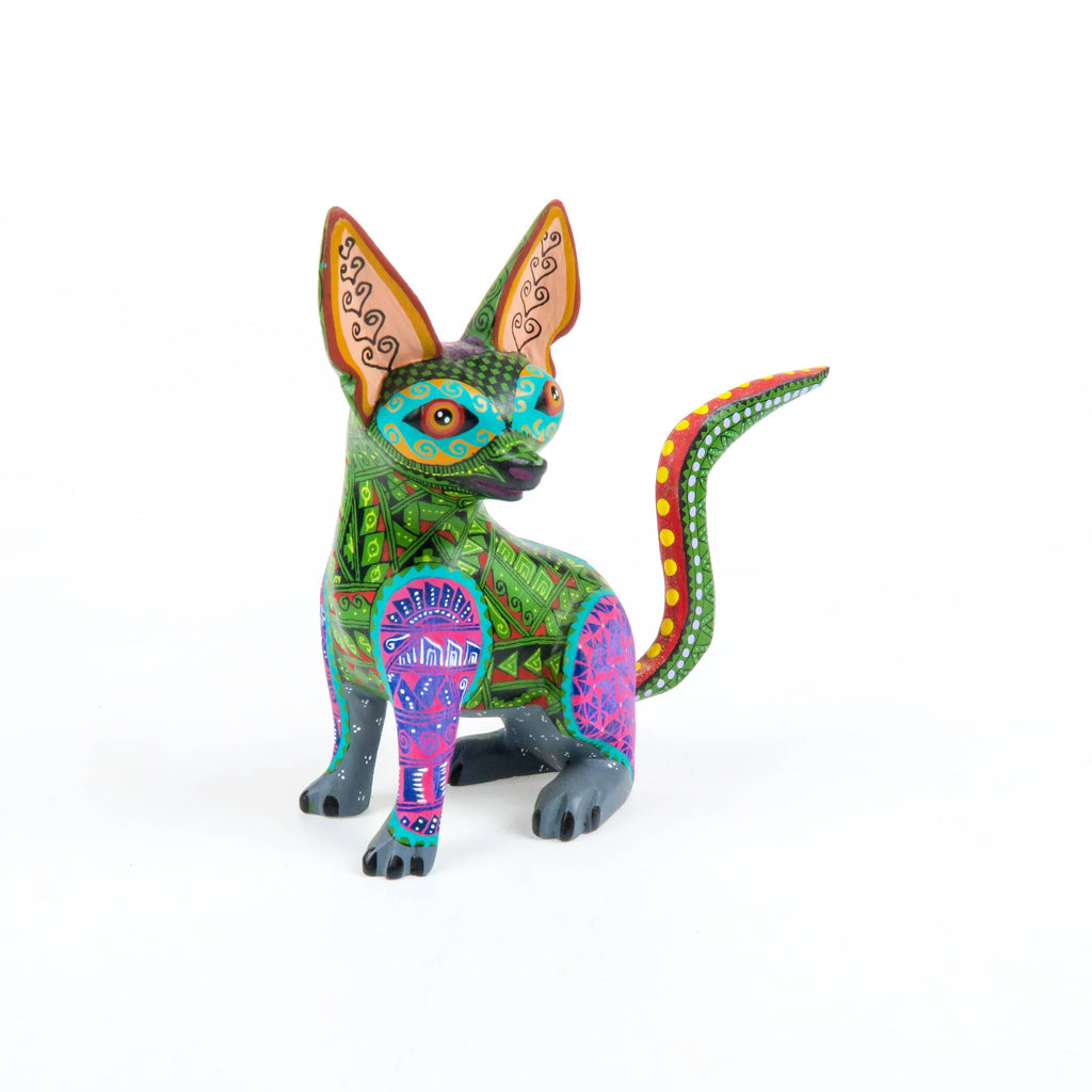 Zapotec Dog - Oaxacan Alebrije Wood Carving – VivaMexico.com