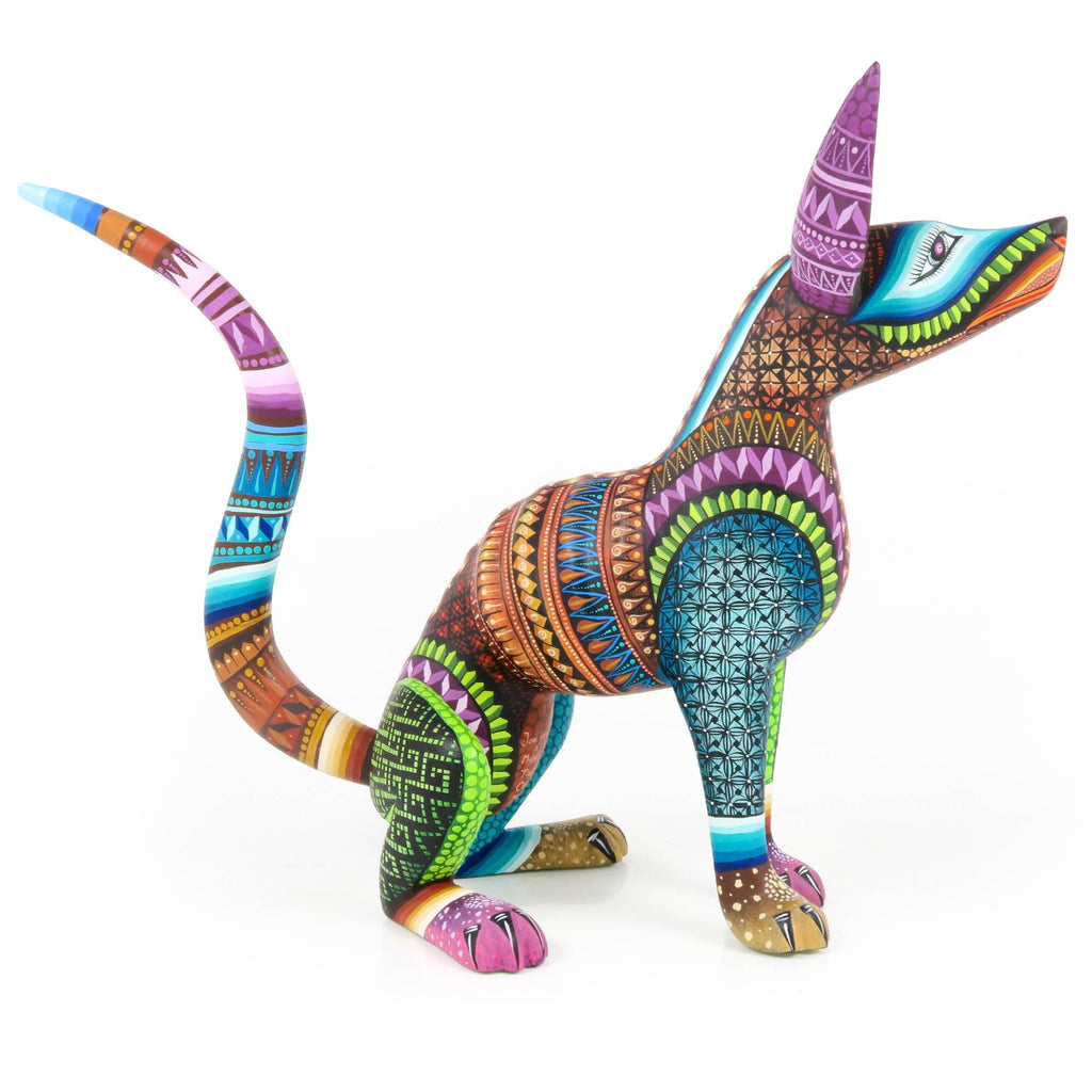 Zapotec Dog - Oaxacan Alebrije Wood Carving – VivaMexico.com