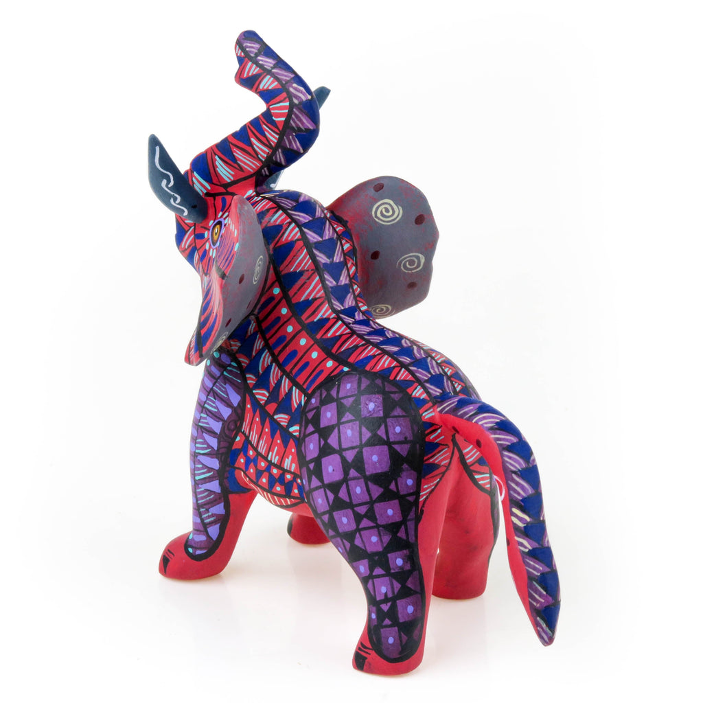 Zapotec Elephant - Oaxacan Alebrije Wood Carving – VivaMexico.com