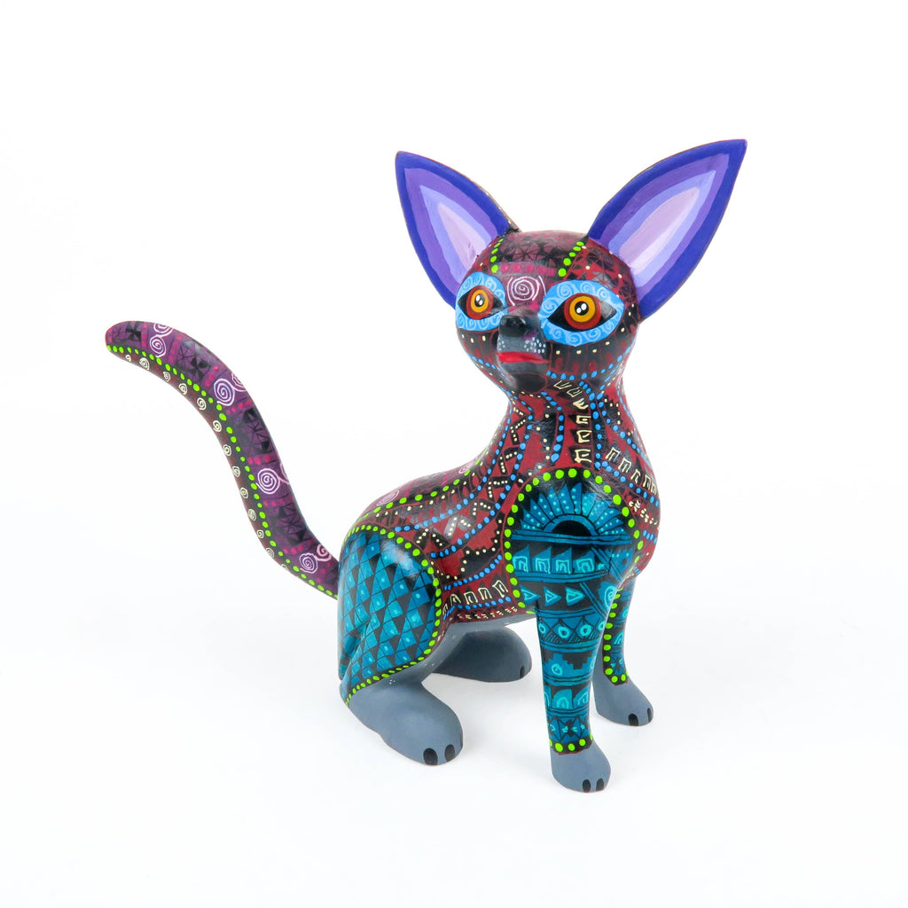 Zapotec Fox - Oaxacan Alebrije Wood Carving – VivaMexico.com - Mexican Art