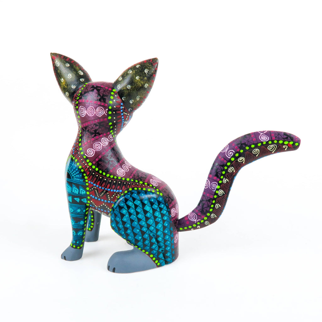 Zapotec Fox - Oaxacan Alebrije Wood Carving – VivaMexico.com - Mexican Art