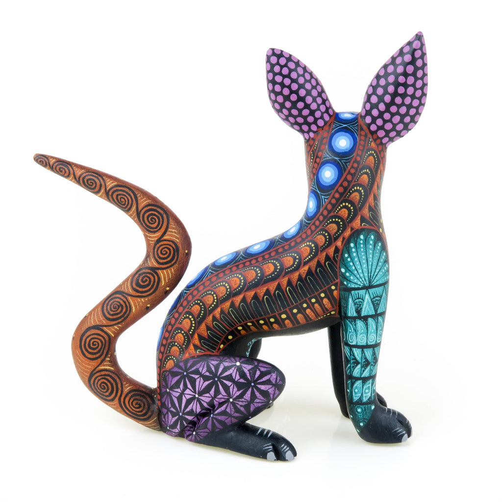 Zapotec Fox - Oaxacan Alebrije Wood Carving – VivaMexico.com