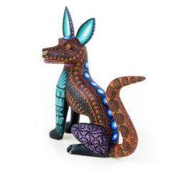Zapotec Fox - Oaxacan Alebrije Wood Carving – VivaMexico.com