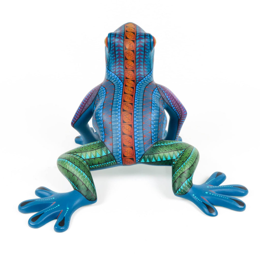 Zapotec Frog - Oaxacan Alebrije Wood Carving – VivaMexico.com