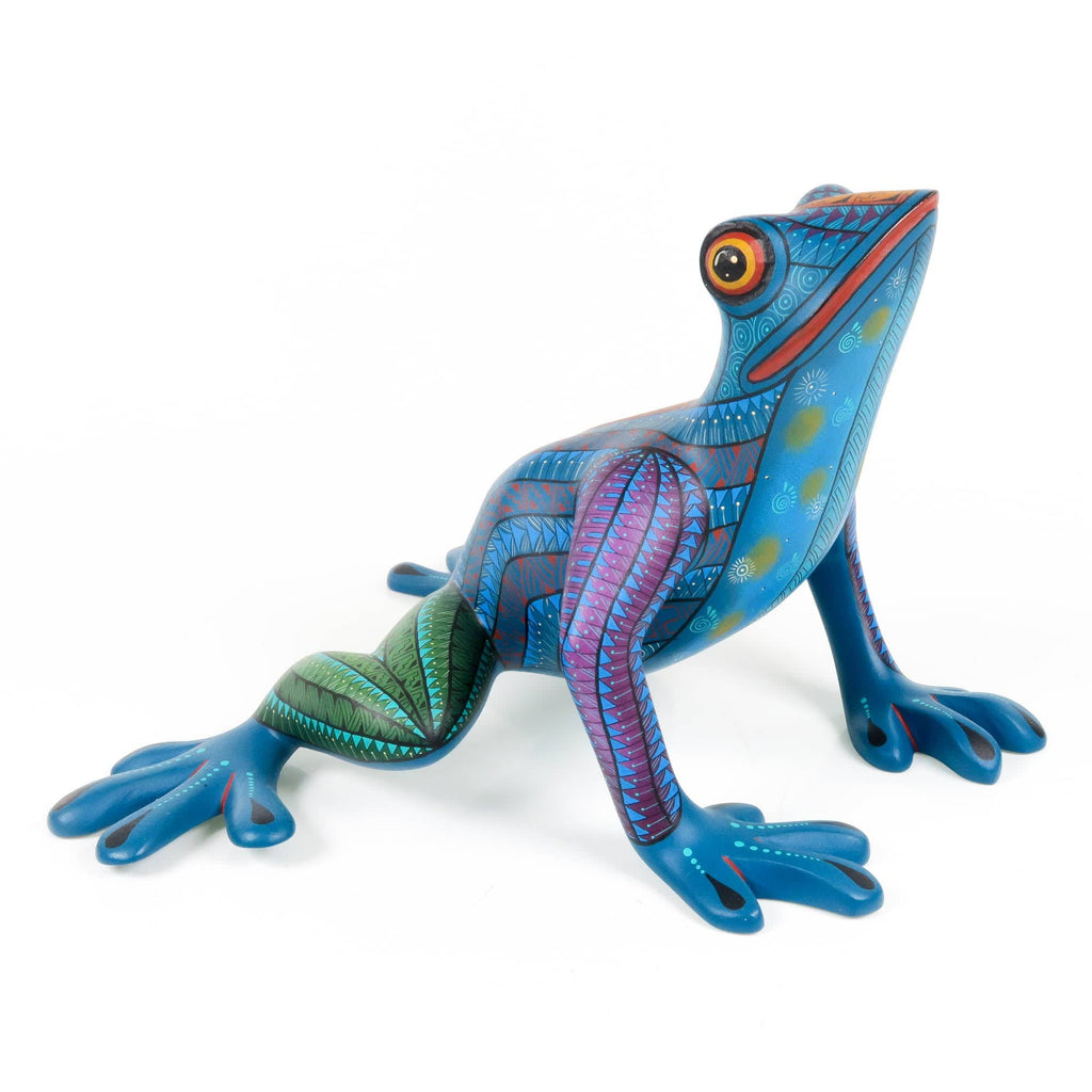 Zapotec Frog - Oaxacan Alebrije Wood Carving – VivaMexico.com