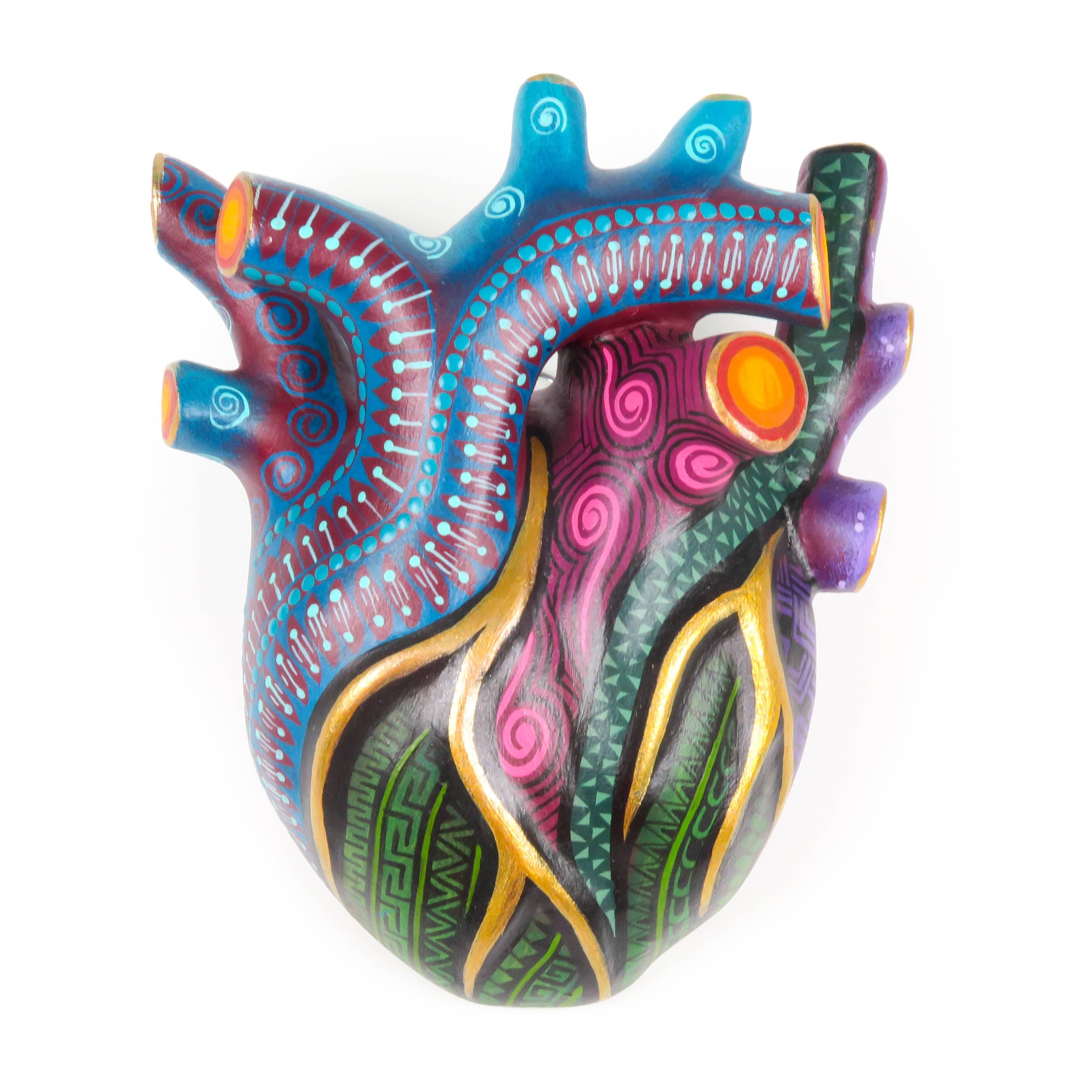 アート・デザイン・音楽 ACCATONE PRESENTE Zapotec Heart - Oaxacan Alebrije Wood Carving – VivaMexico.com