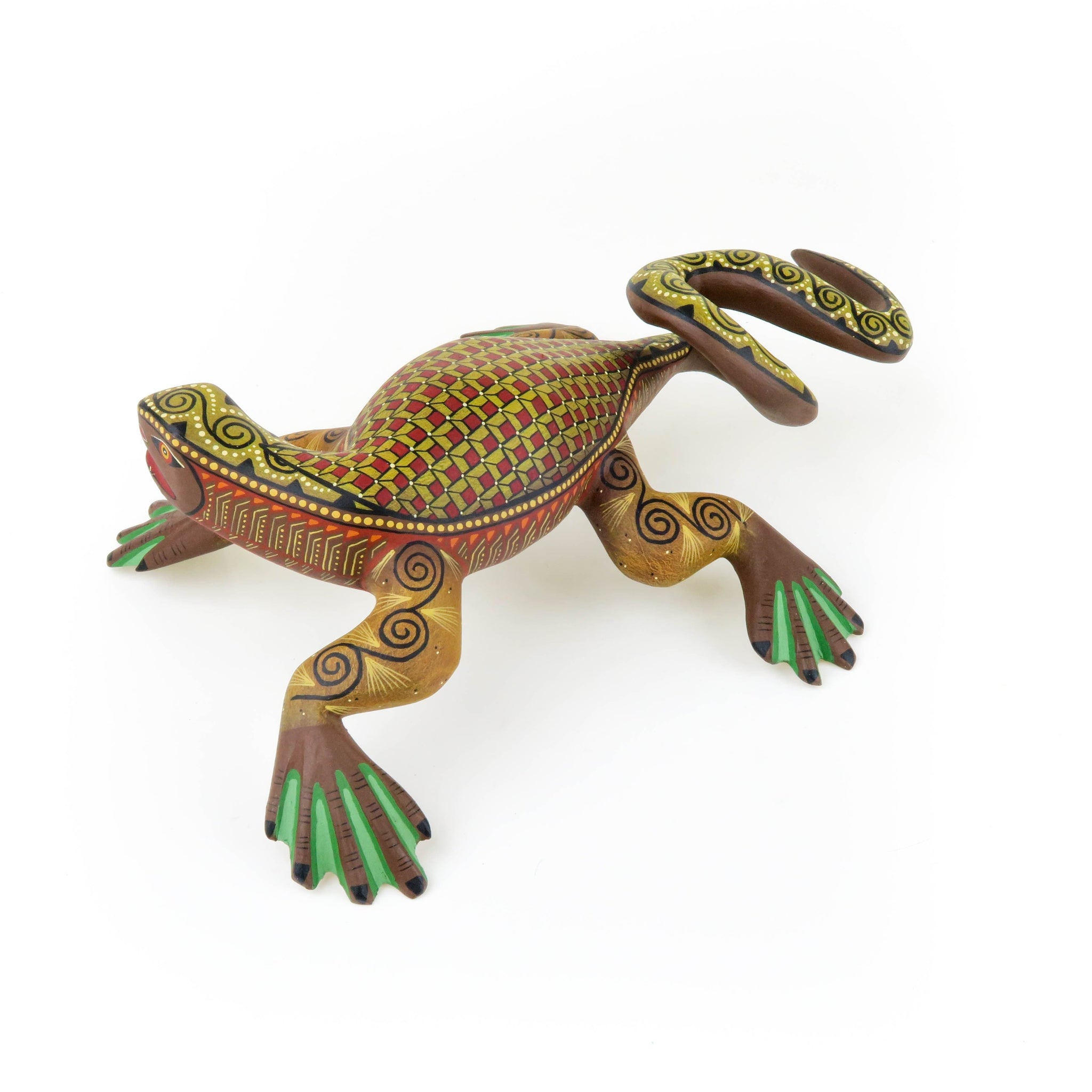 Zapotec Iguana - Oaxacan Alebrije Wood Carving – VivaMexico.com ...