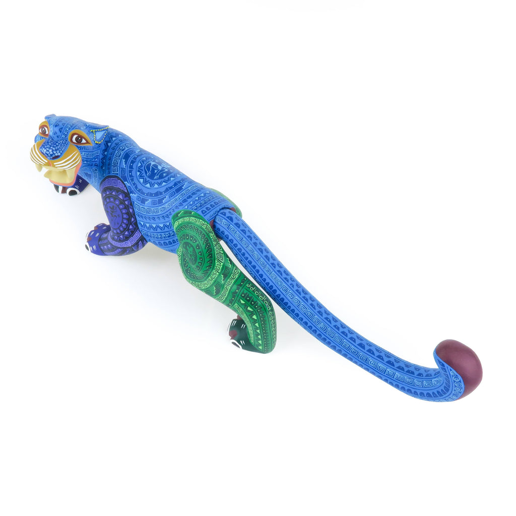 Zapotec Jaguar - Oaxacan Alebrije Wood Carving – VivaMexico.com