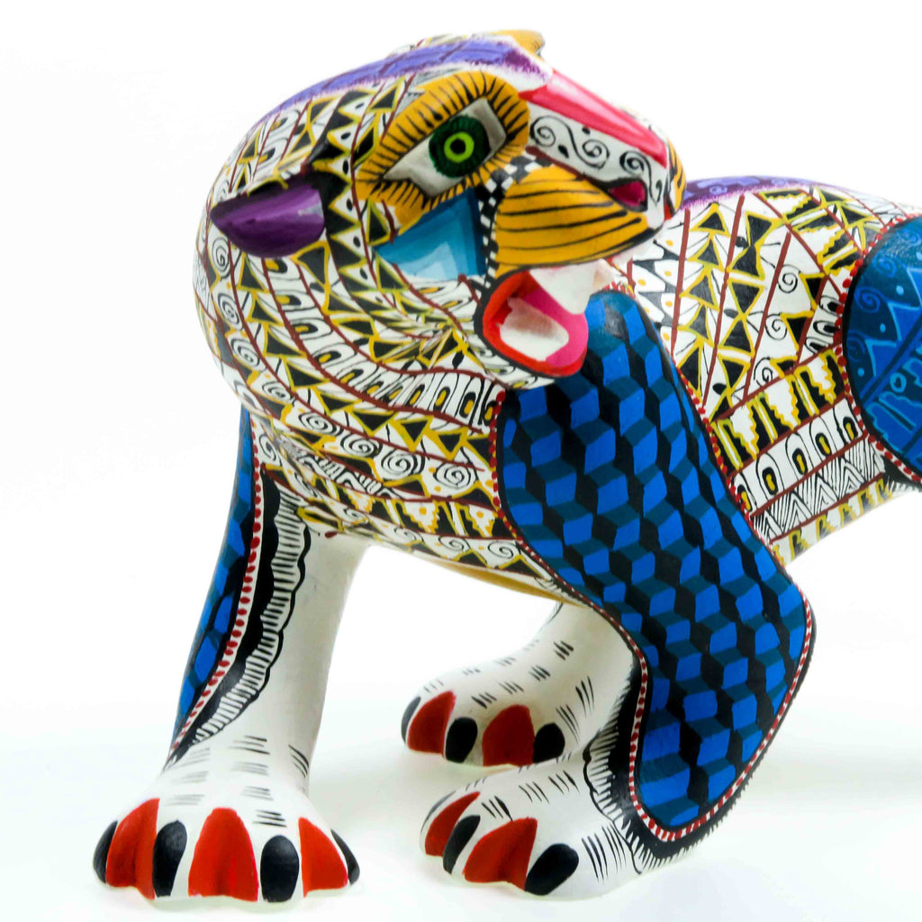 Black Jaguar - Oaxacan Alebrije Wood Carving – VivaMexico.com
