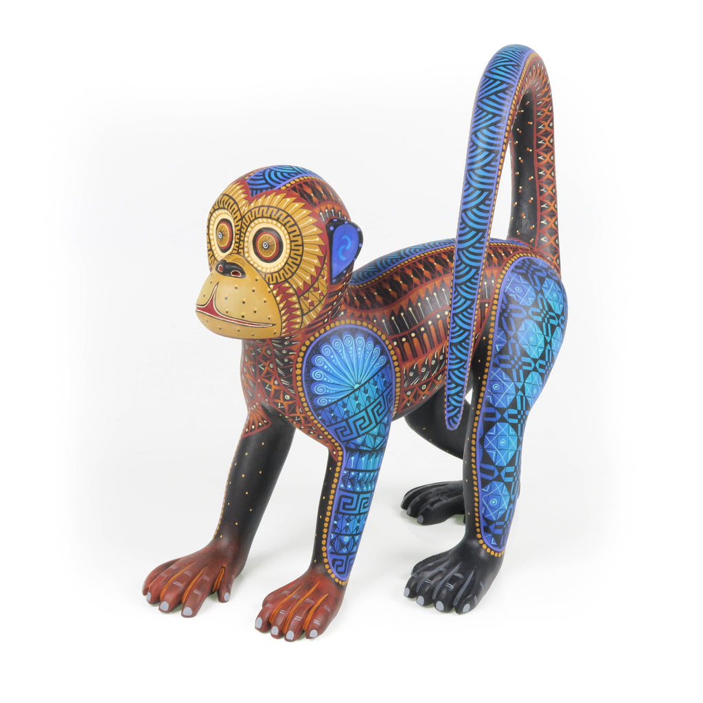 Zapotec Monkey - Oaxacan Alebrije Wood Carving – VivaMexico.com