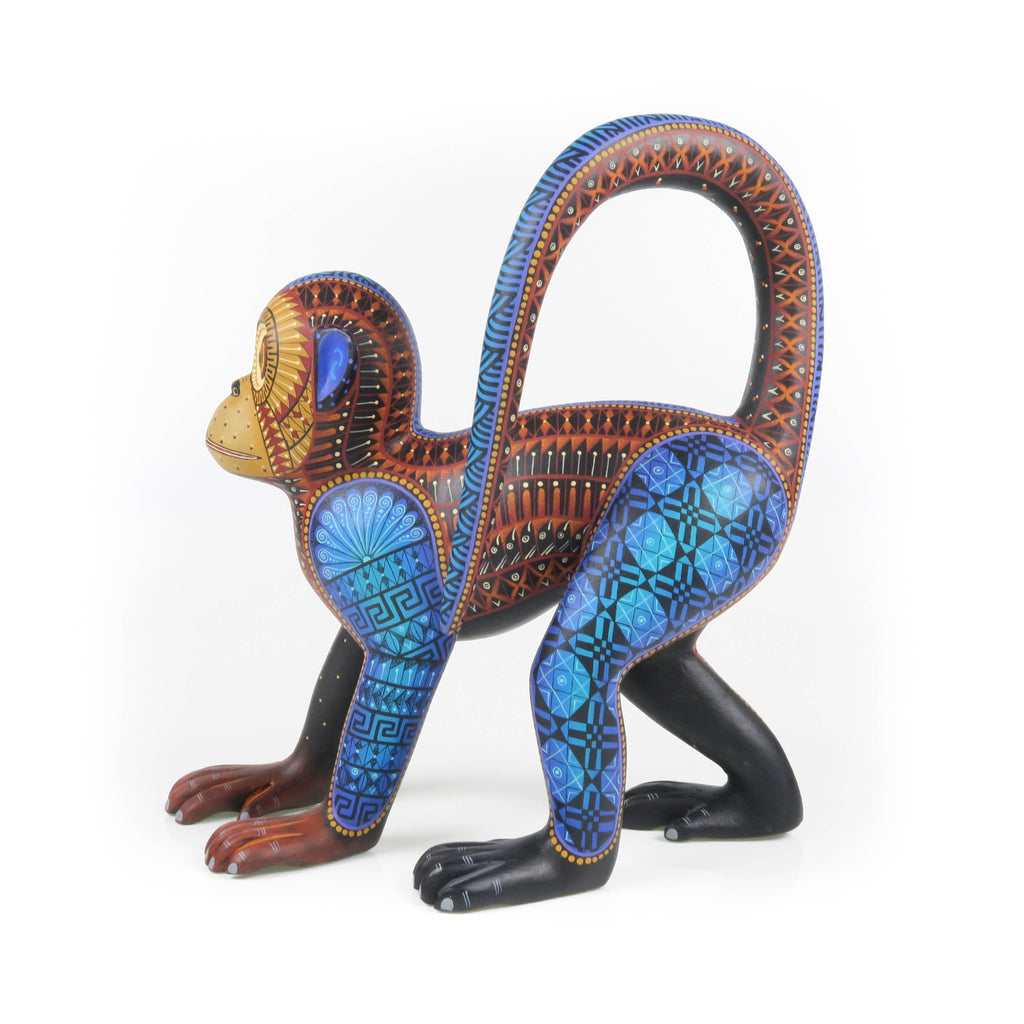 Zapotec Monkey - Oaxacan Alebrije Wood Carving – VivaMexico.com