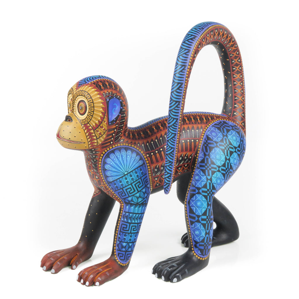 Zapotec Monkey - Oaxacan Alebrije Wood Carving – VivaMexico.com