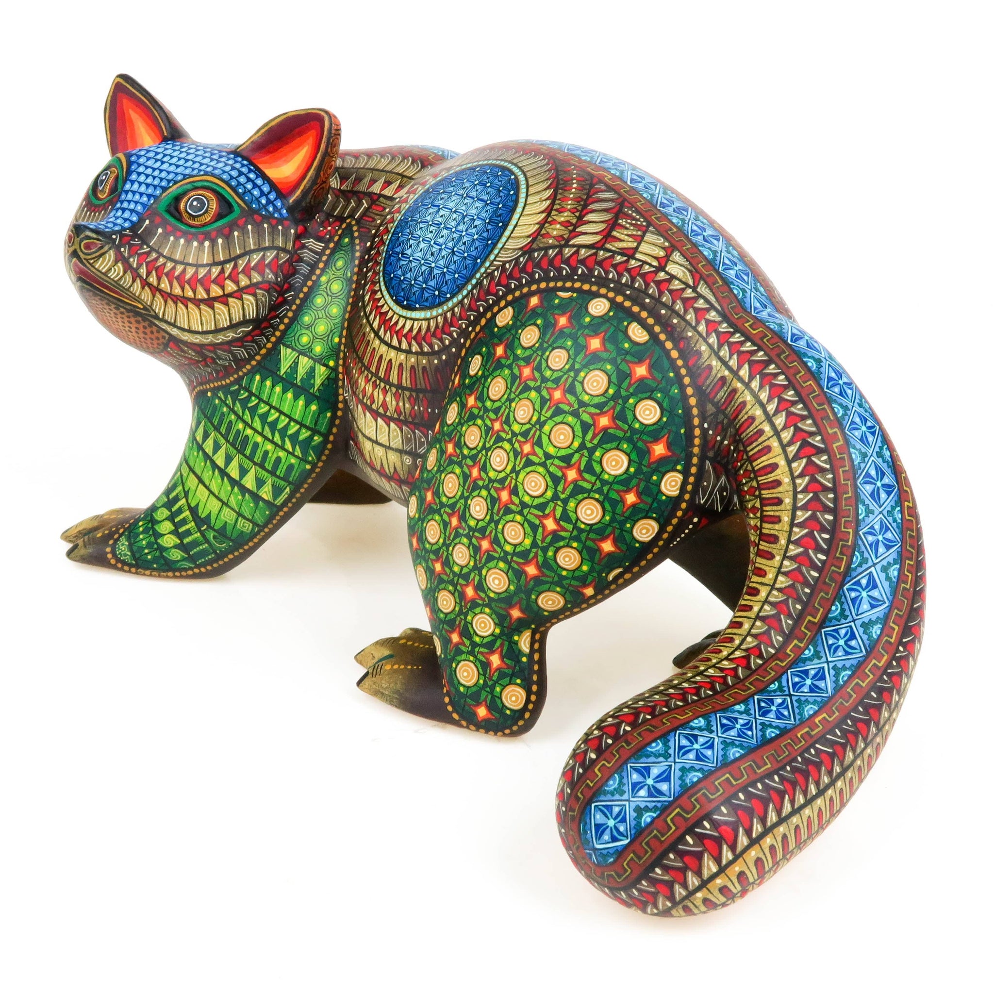 Zapotec Raccoon - Oaxacan Alebrije Wood Carving – VivaMexico.com ...