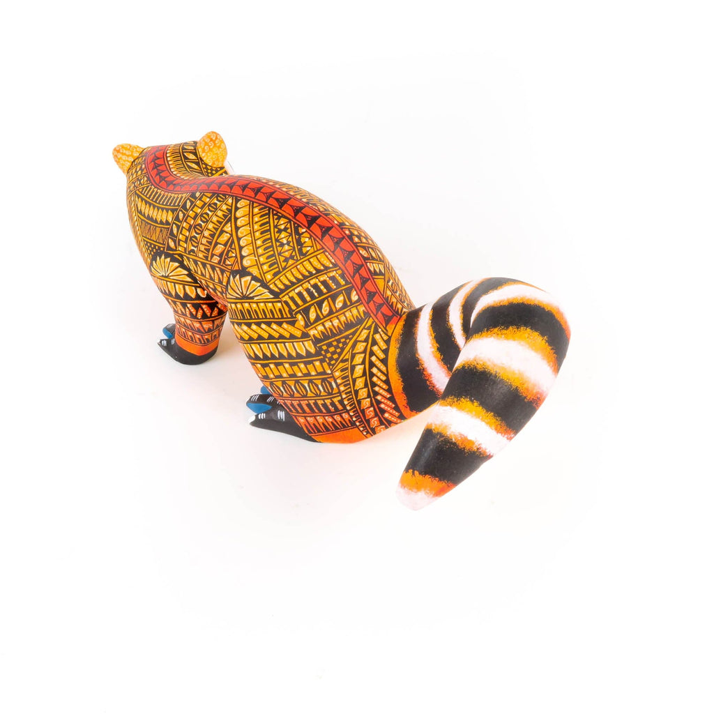 Zapotec Raccoon - Oaxacan Alebrije Wood Carving – VivaMexico.com