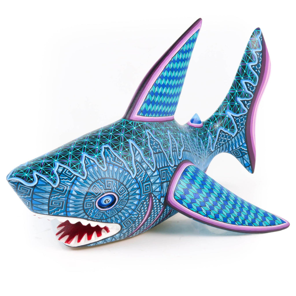 Zapotec Shark - Oaxacan Alebrije Wood Carving – VivaMexico.com