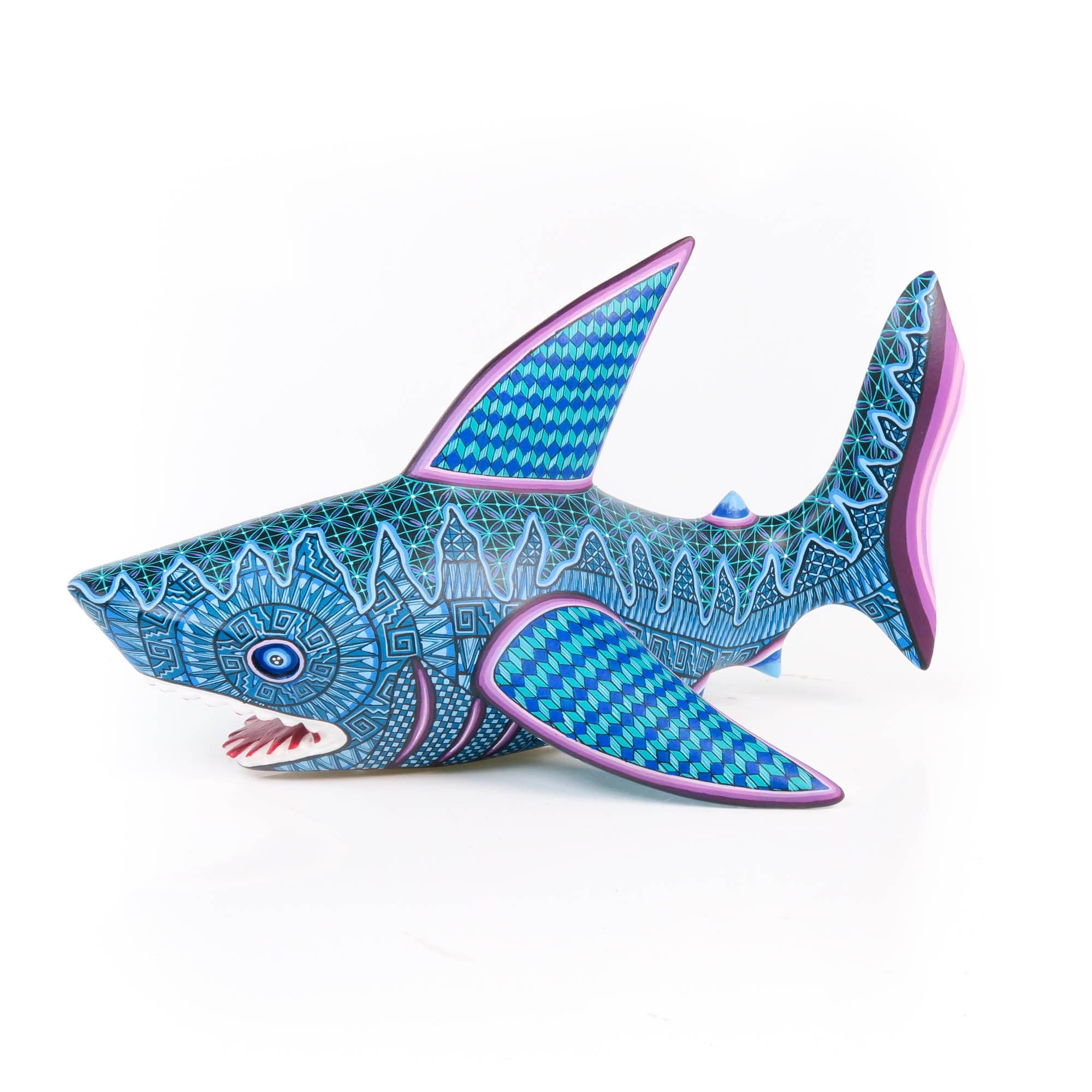 Kangaroo Alebrije Oaxacan Wood Carving with Zapotec Patterns