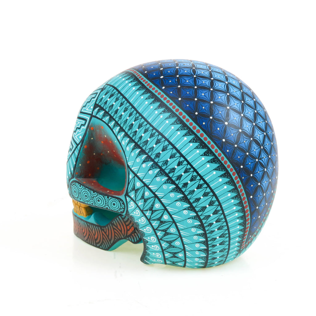 Zapotec Skull - Oaxacan Alebrije Wood Carving – VivaMexico.com Zapotec Skull - Oaxacan Alebrije Wood Carving – VivaMexico.com