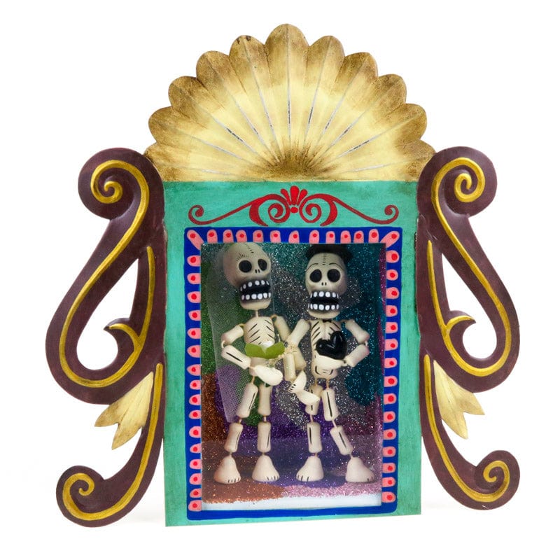Bridal Couple Tin Retablo Box - Mexican Folk Art – VivaMexico.com ...